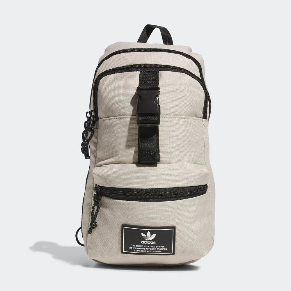 Adidas Utility 3.0 Sling Bag Beige Unisex Shoulder Bag Crossbody IQ5498‎ NWT
